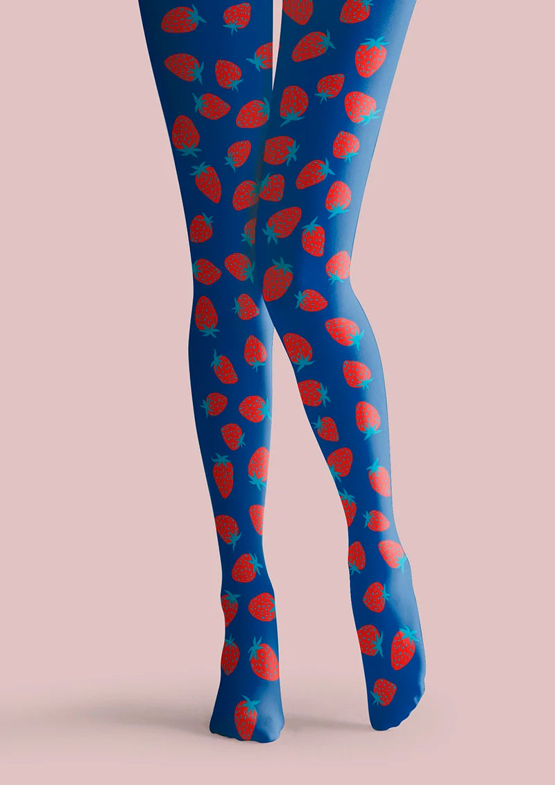 Strawberry  polka dots Tights Hosiery Pantyhose