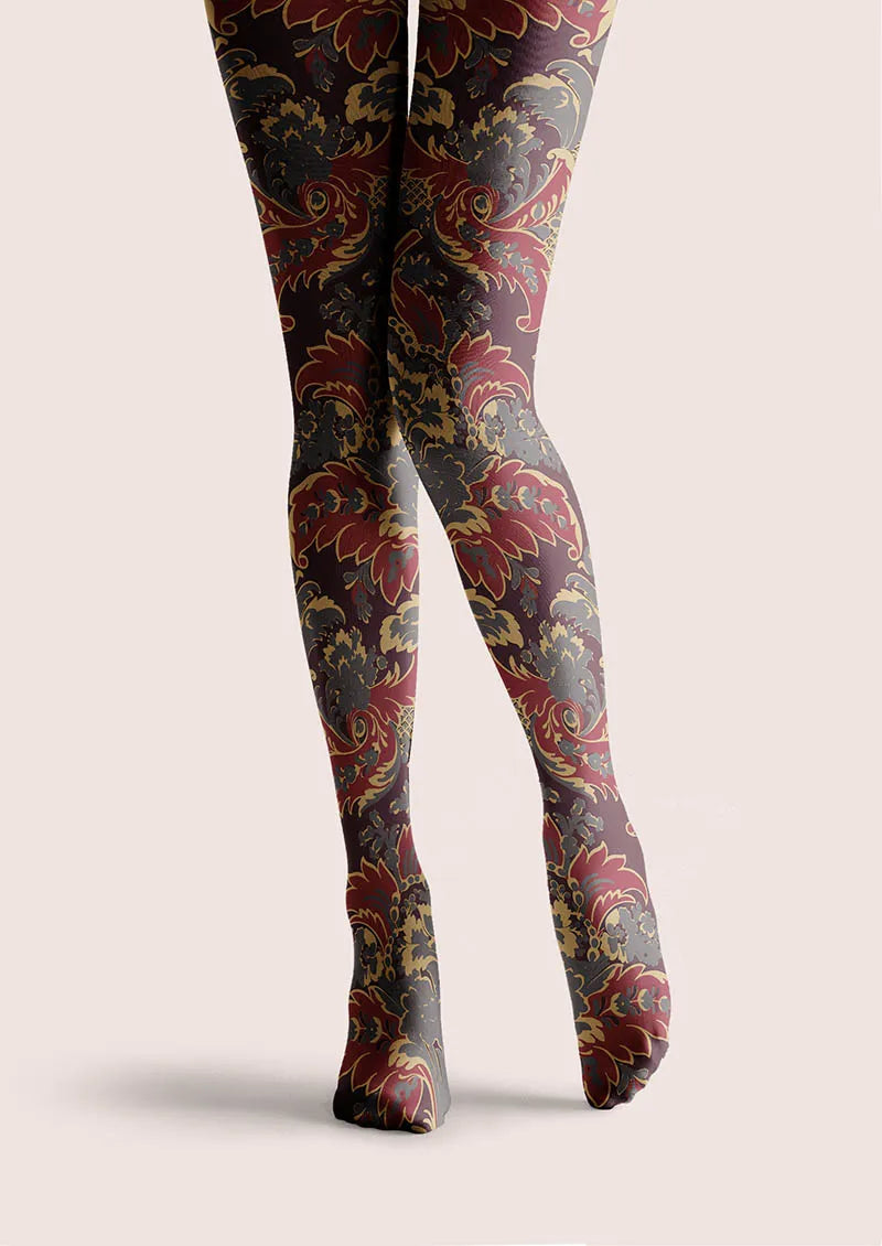 Baroque Bloom Golden Age Tights Hosiery Pantyhose