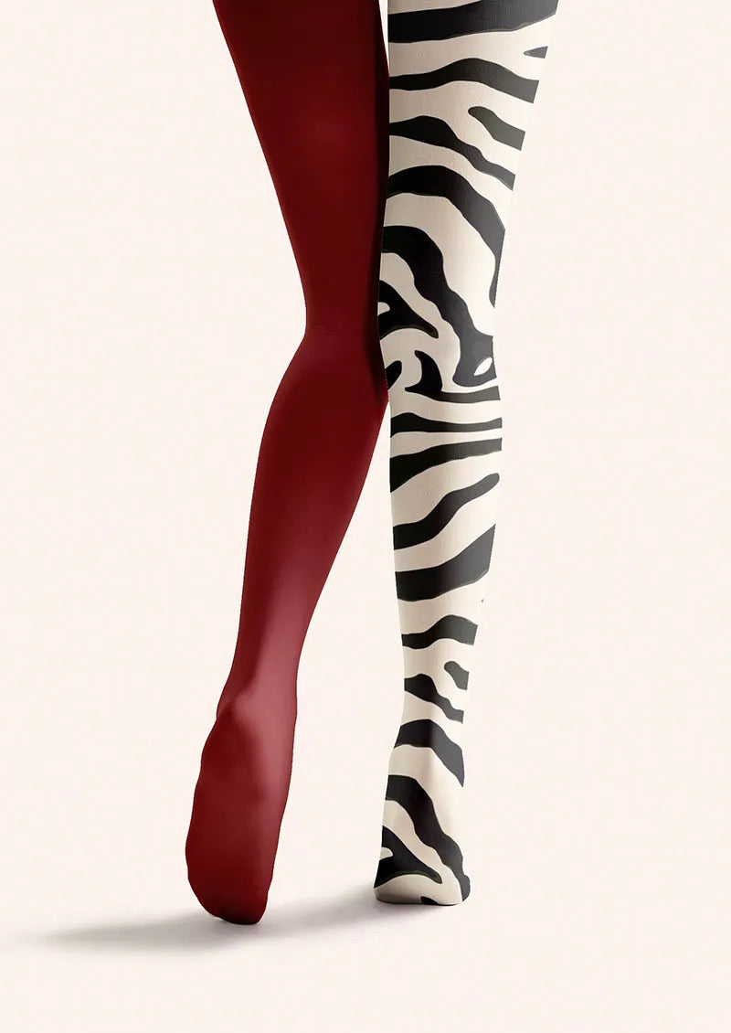 Scarlet Leopard Tights Hosiery Pantyhose
