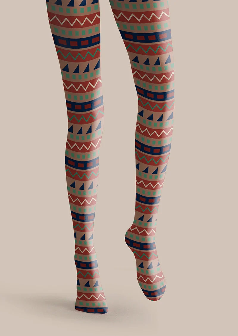Stone Tassel Tights Hosiery Pantyhose