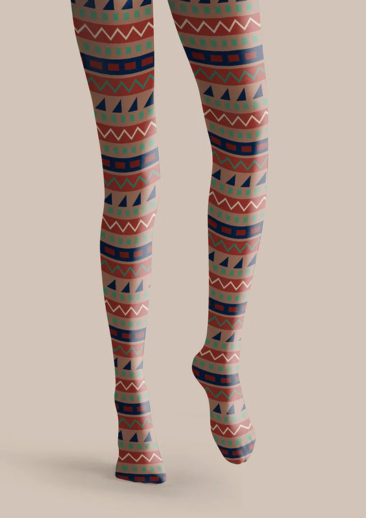 Stone Tassel Tights Hosiery Pantyhose