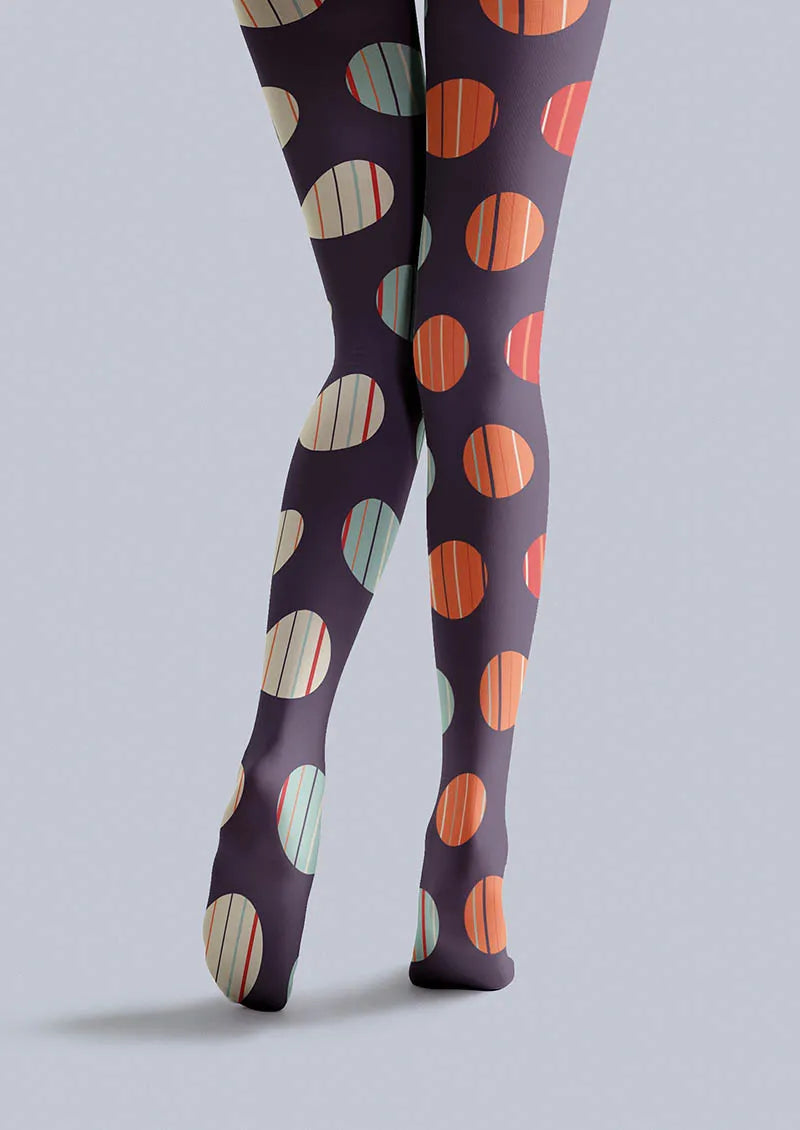 Rhythm Dots Tights Hosiery Pantyhose