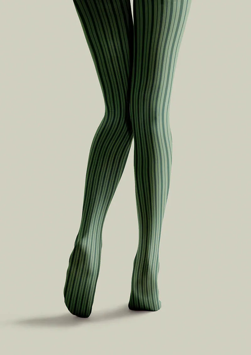 Geometric Art Forest Lines Tights Hosiery Pantyhose