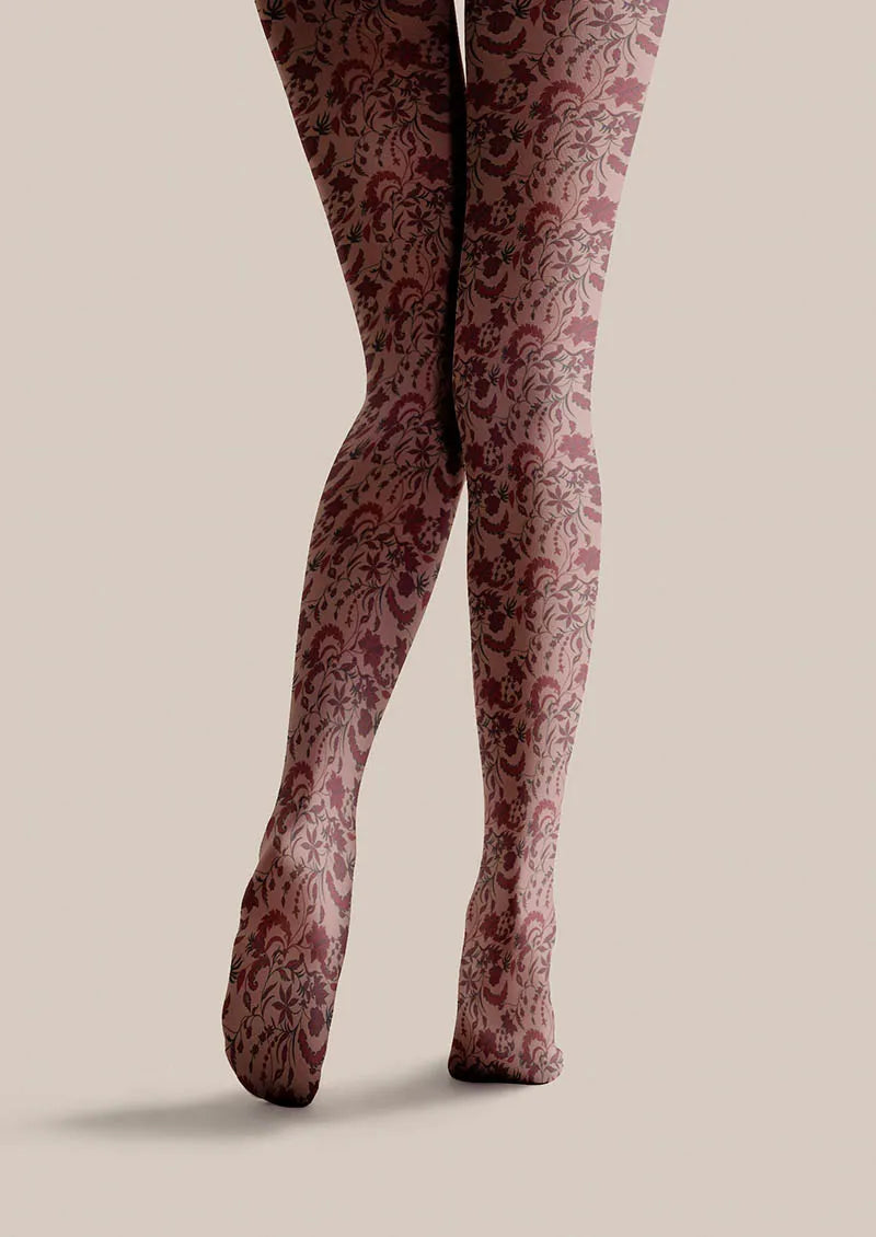 Floral pattern Vintage Petals Tights Hosiery Pantyhose