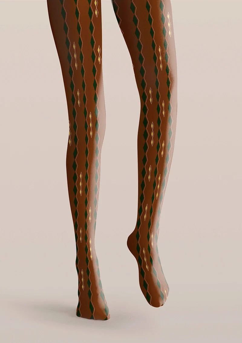 Diamond stripes Tights Hosiery Pantyhose
