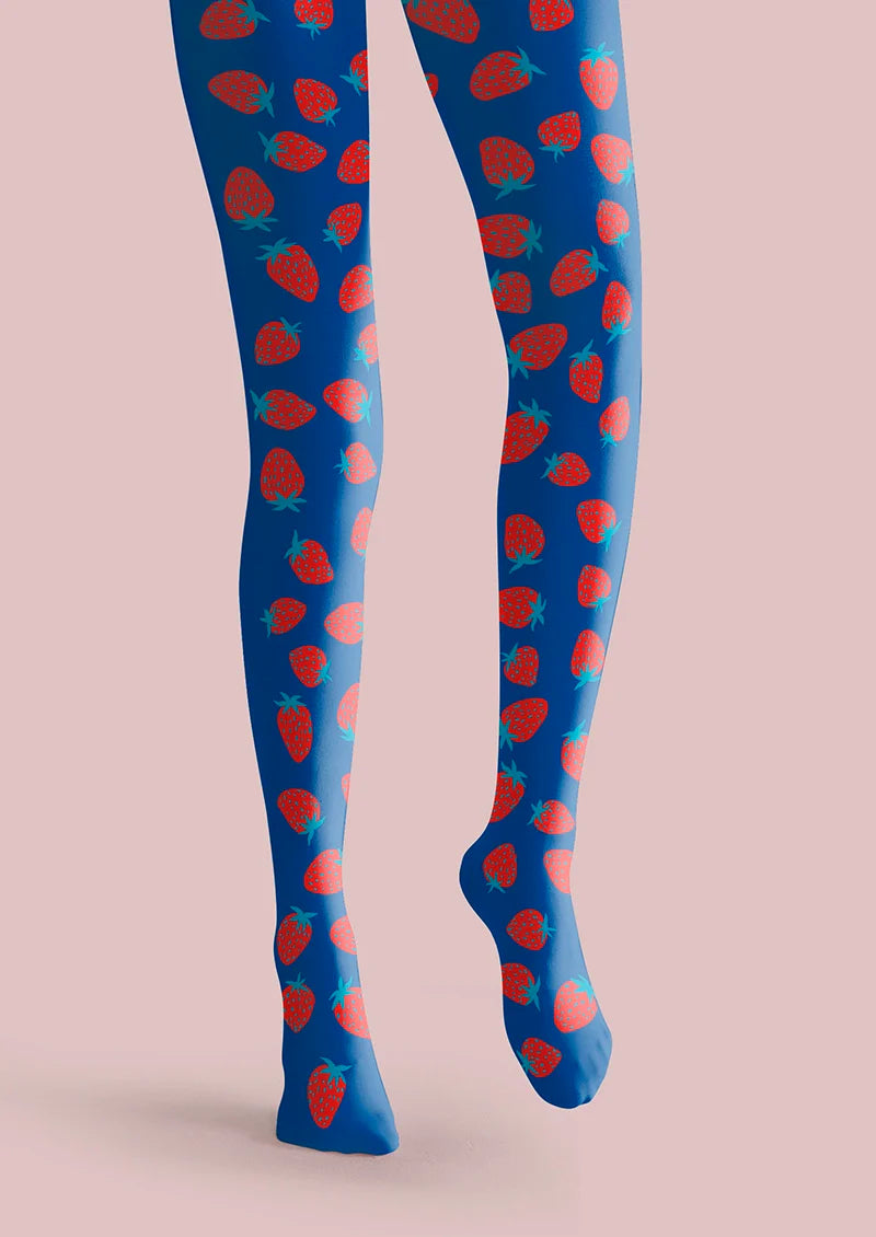 Strawberry  polka dots Tights Hosiery Pantyhose