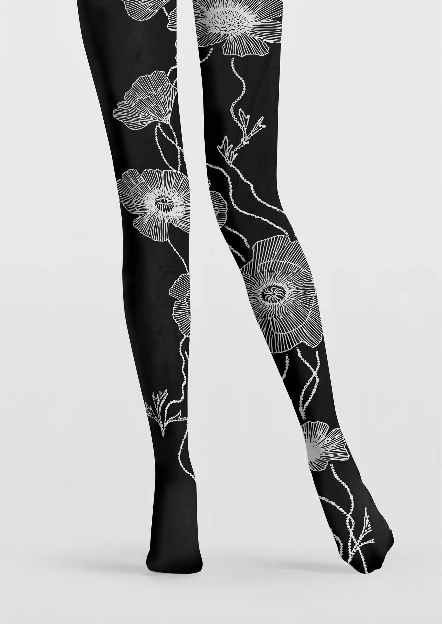 Linerose Patterned Tights Hosiery Pantyhose