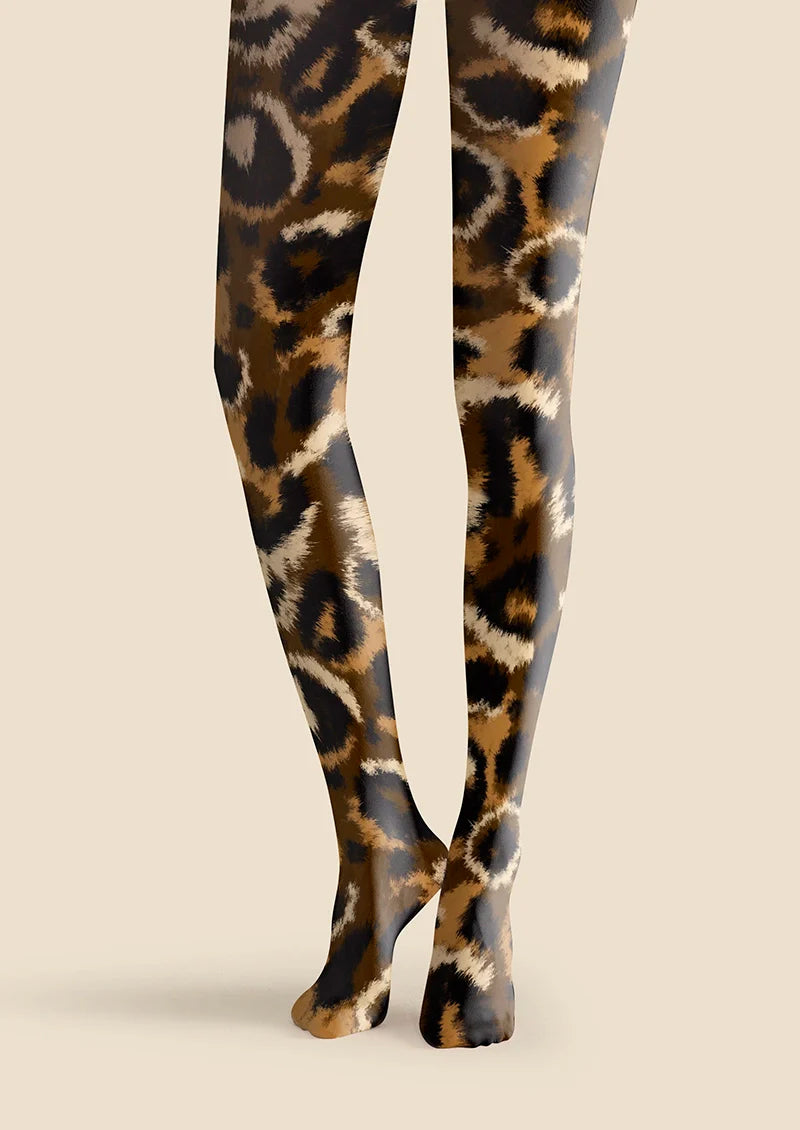 Classic Fashion Print Tights Personalized Pantyhose/Tights [Leopard's Prowl]