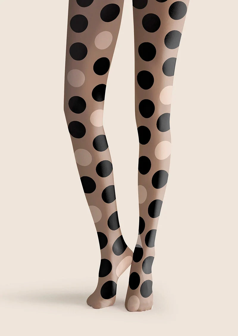 Bubble Tea Polka Dots Tights Hosiery Pantyhose