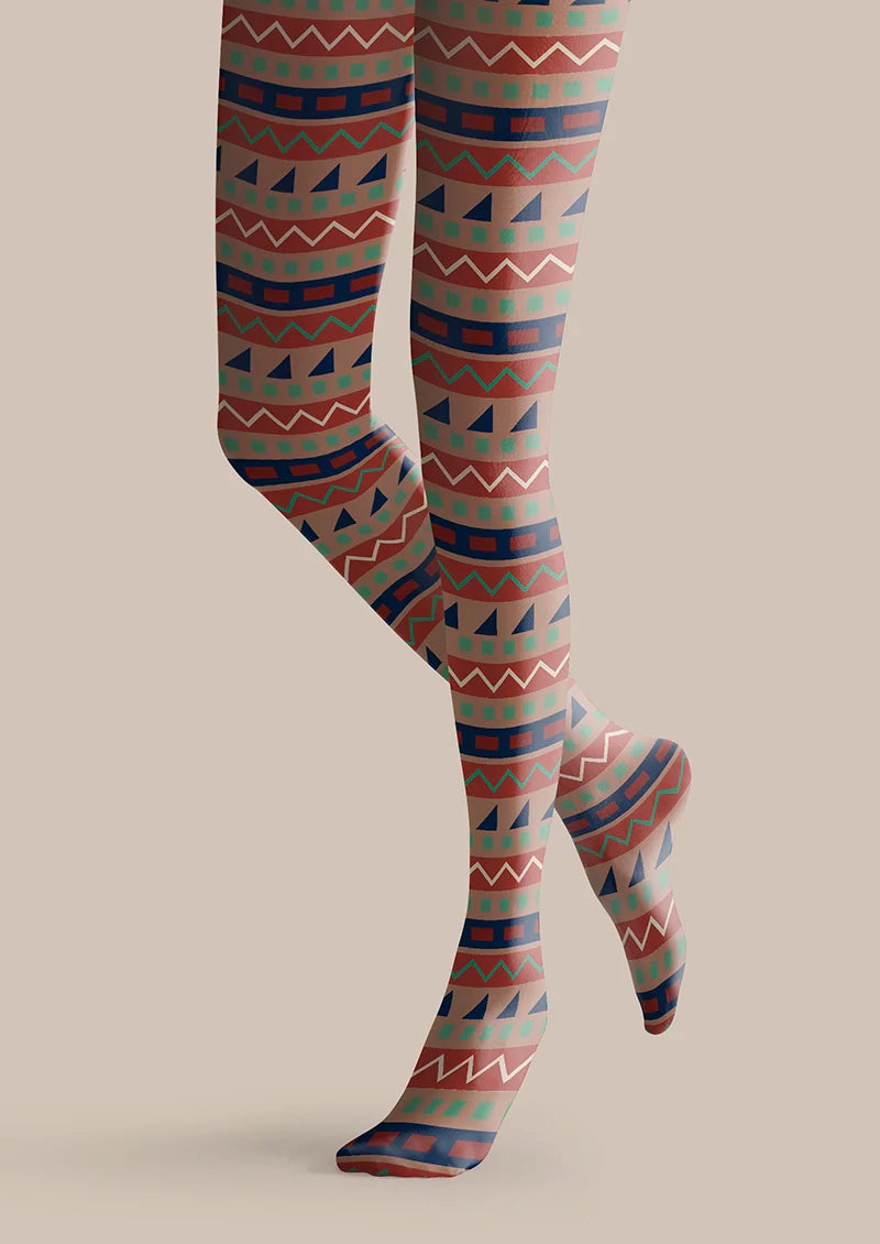 Stone Tassel Tights Hosiery Pantyhose