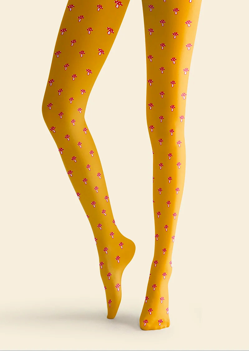 Little Mushroom Polka Dots Tights Hosiery Pantyhose