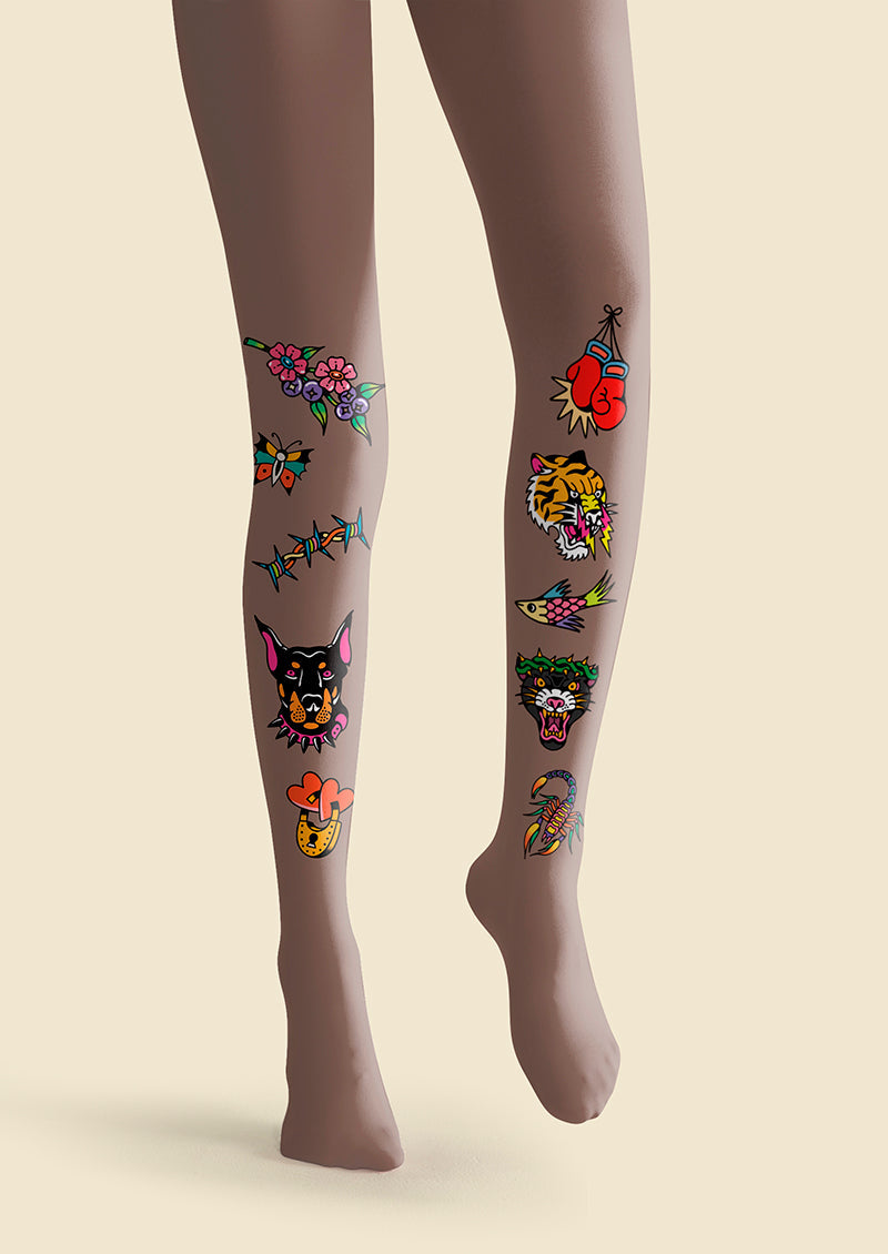 Beast Theater Tights Hosiery Pantyhose