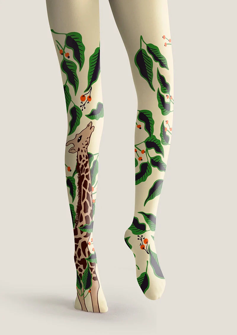 Giraffe Tights Hosiery Pantyhose