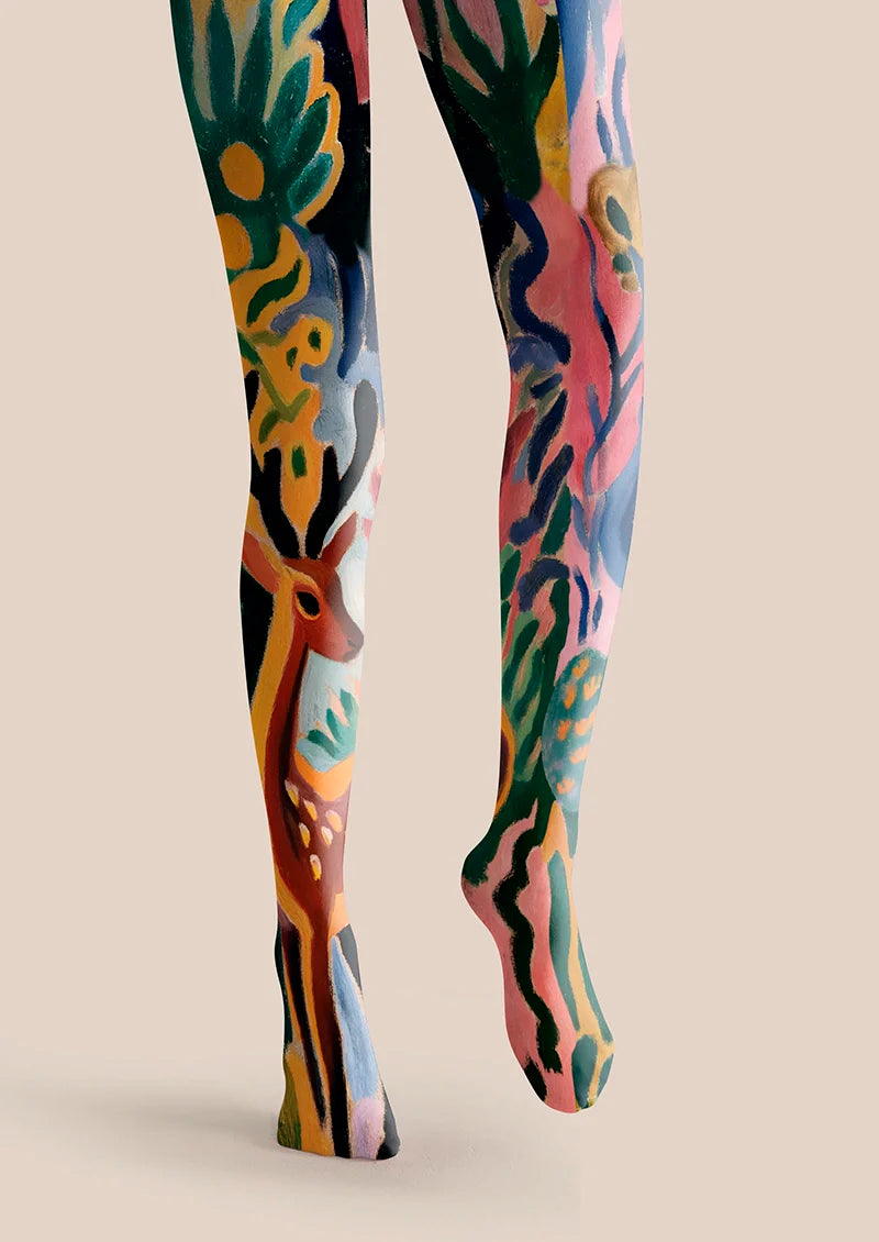 Deer whisper Meadow Tights Hosiery Pantyhose