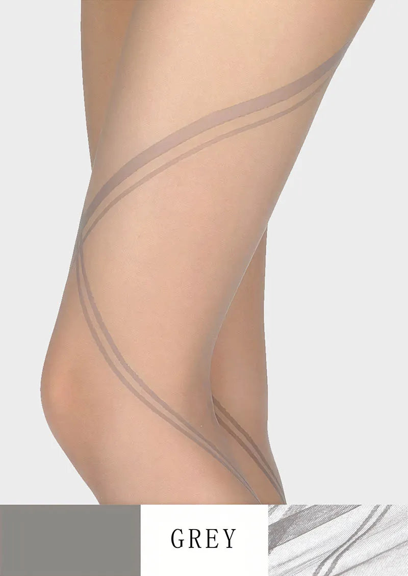 Black bandage stripes Tights Hosiery Pantyhose