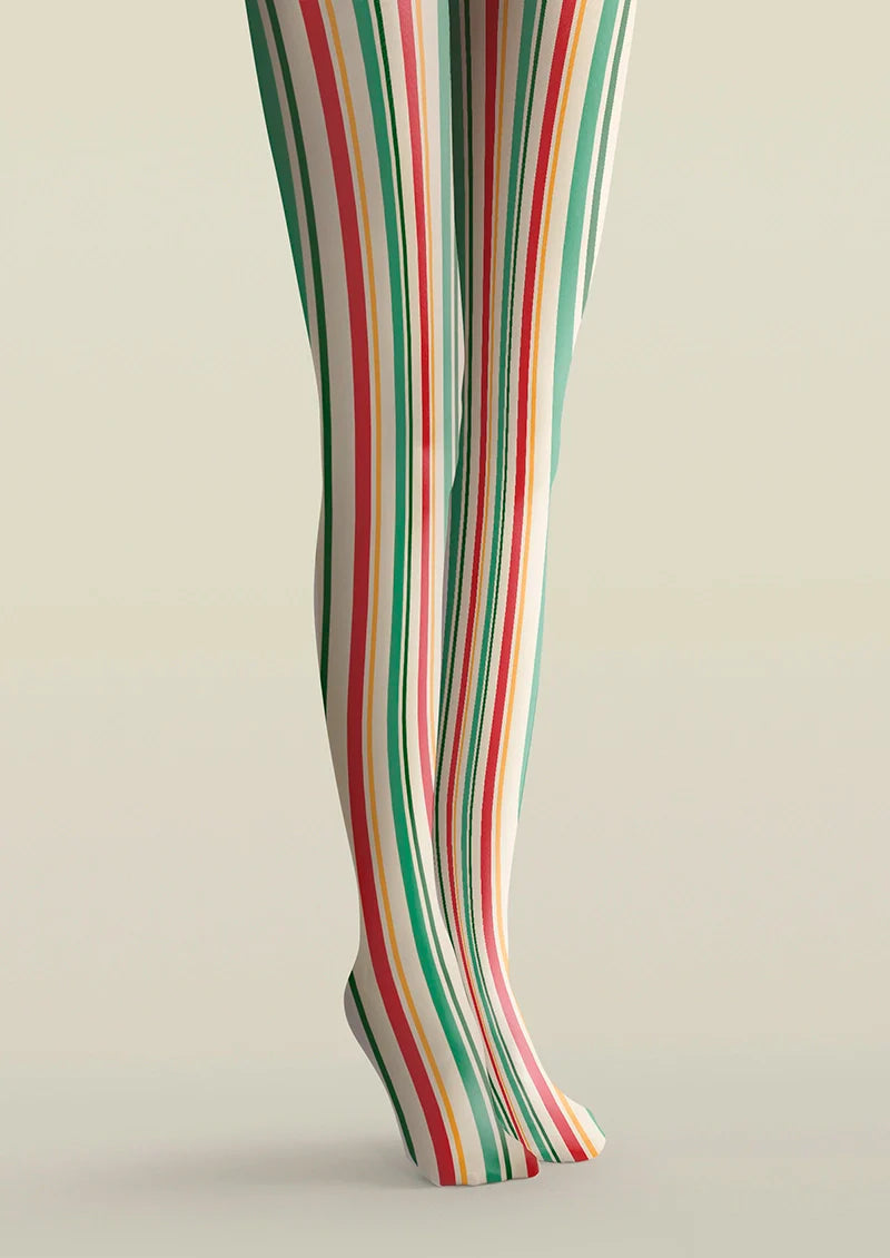 Christmas Candy Tights Hosiery Pantyhose