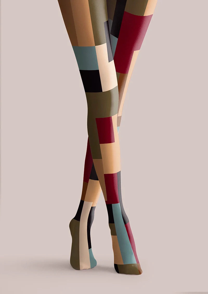 Dusted Palette Tights Hosiery Pantyhose