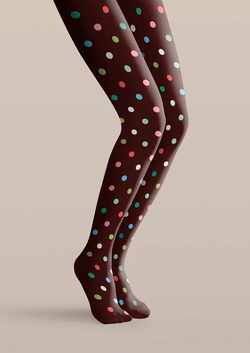 Colorful Polka Dots Tights Hosiery Pantyhose