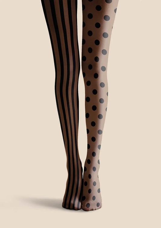 Latte Stripes Tights Hosiery Pantyhose