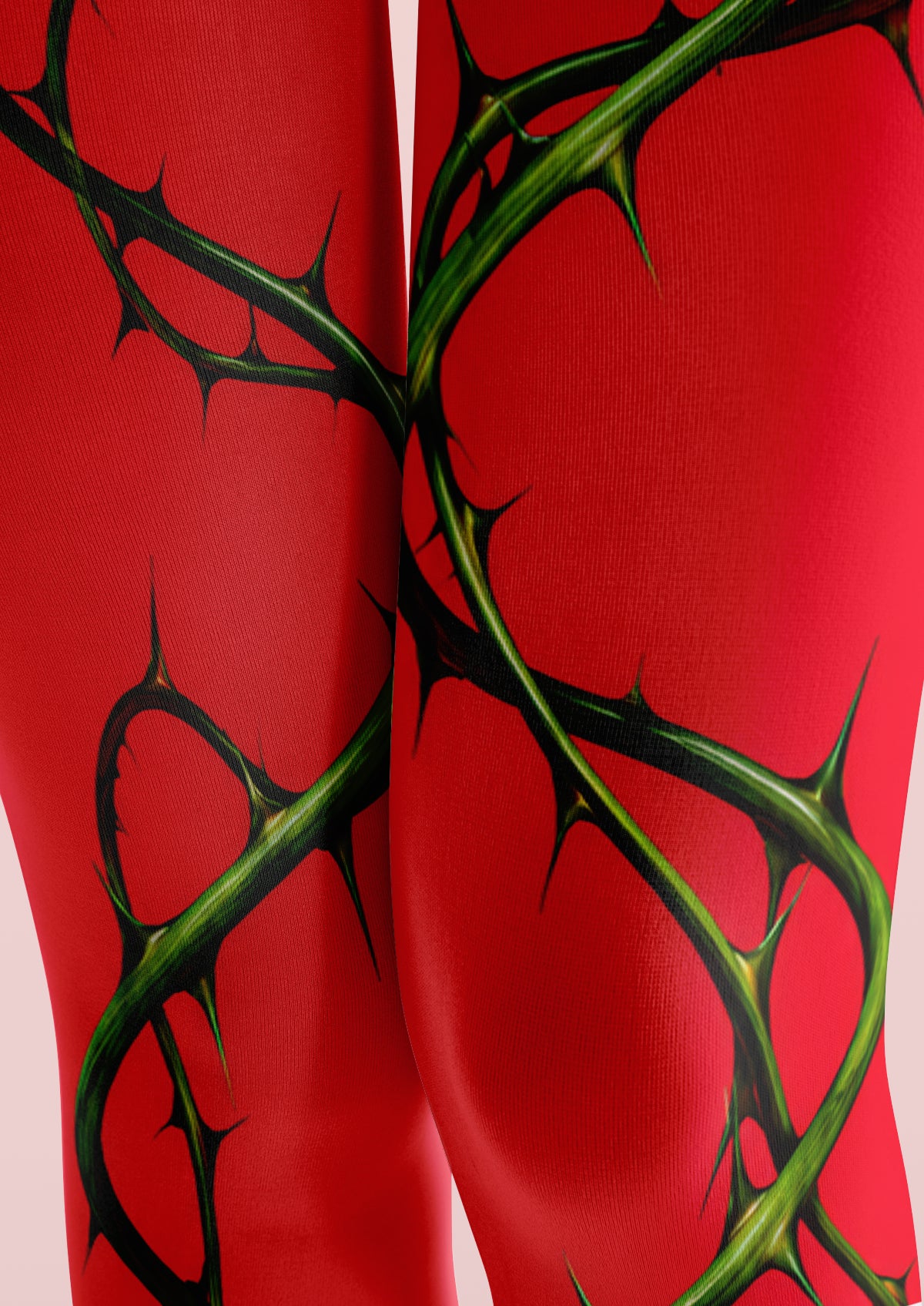 Red Thorn Vine Tights