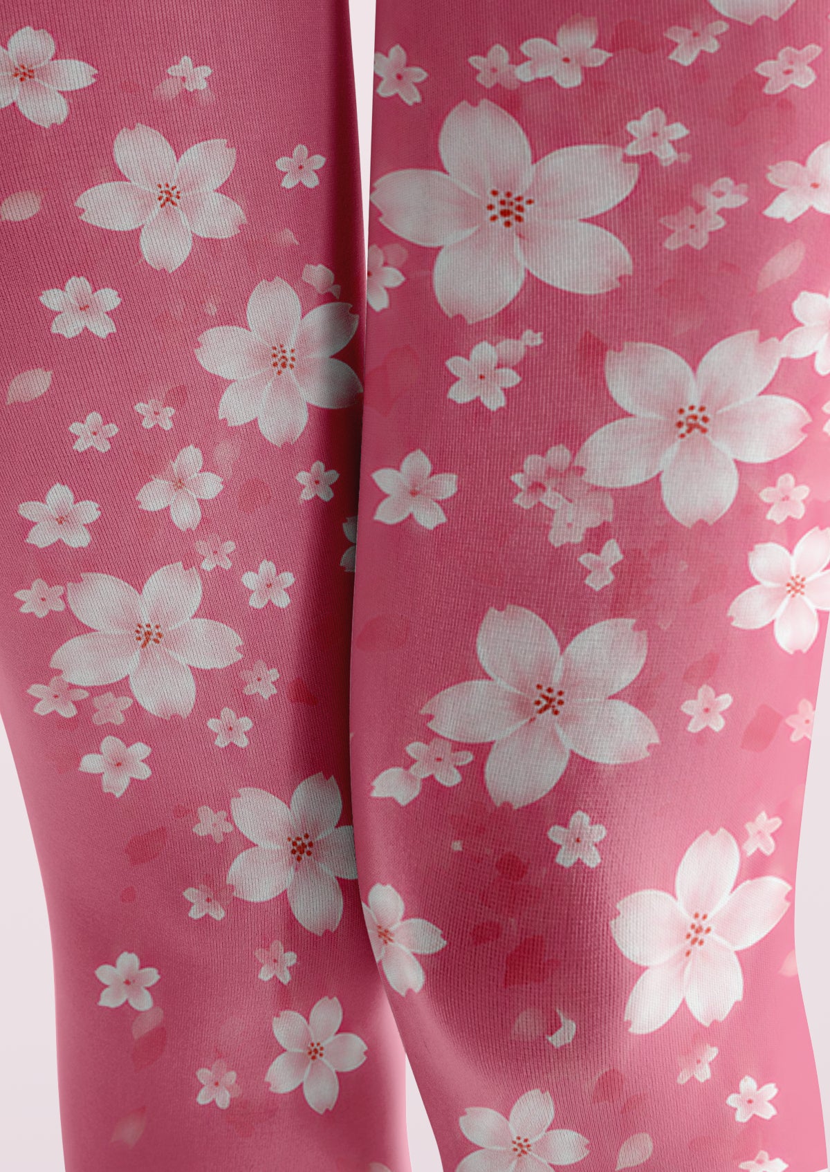 Pink Cherry Blossom Tights