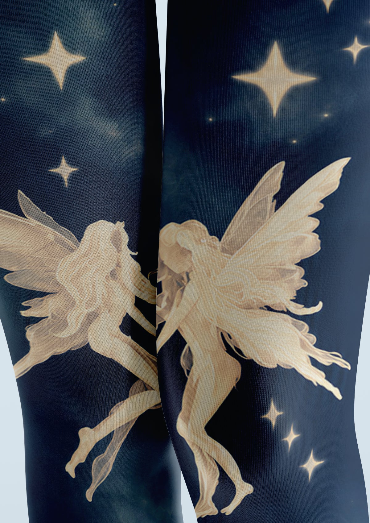 Navy Fairy and Star Tights