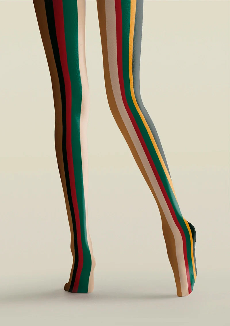 Christmas rhythm stripes Tights Hosiery Pantyhose