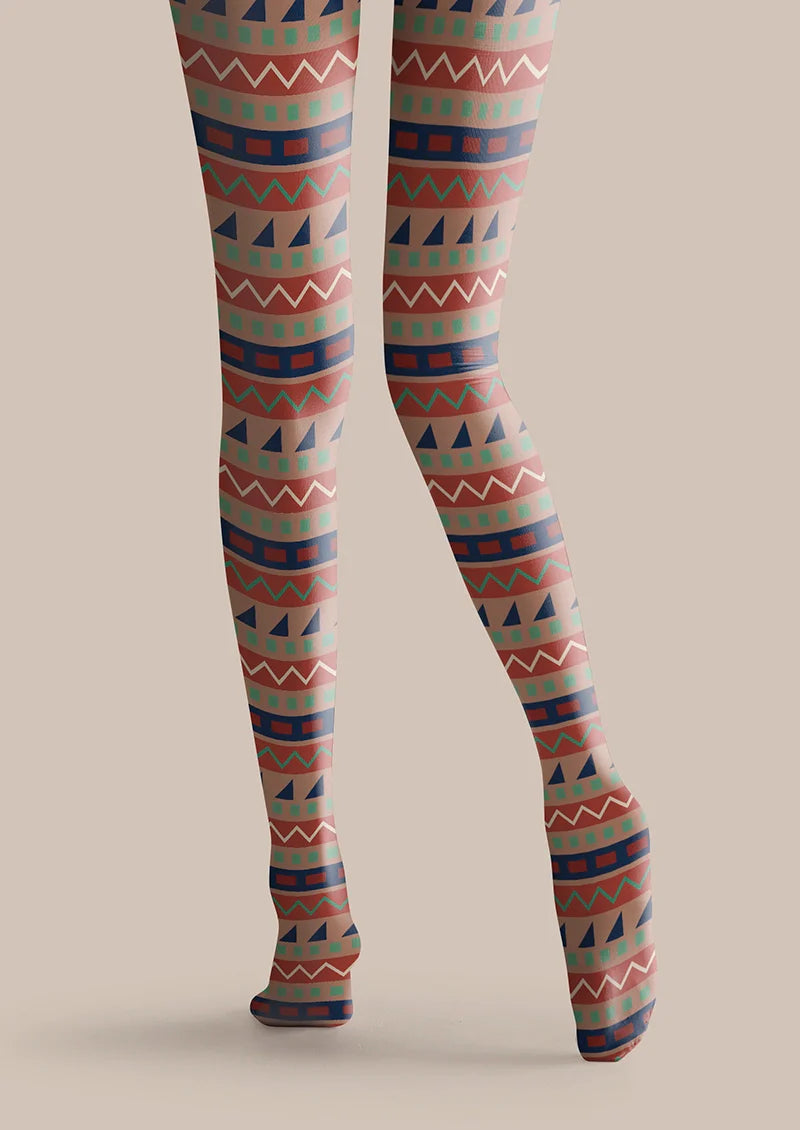 Stone Tassel Tights Hosiery Pantyhose