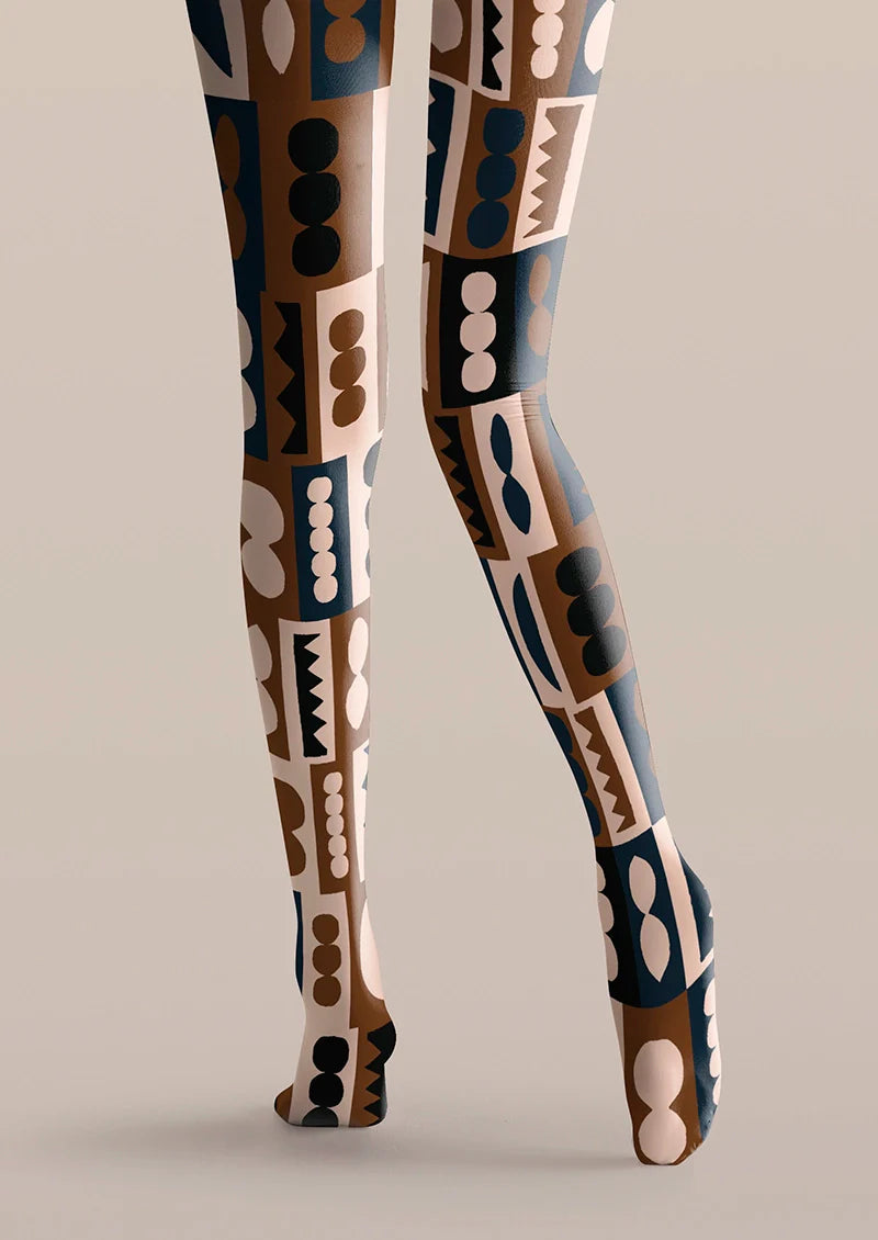 Hopi Pottery Mark Tights Hosiery Pantyhose