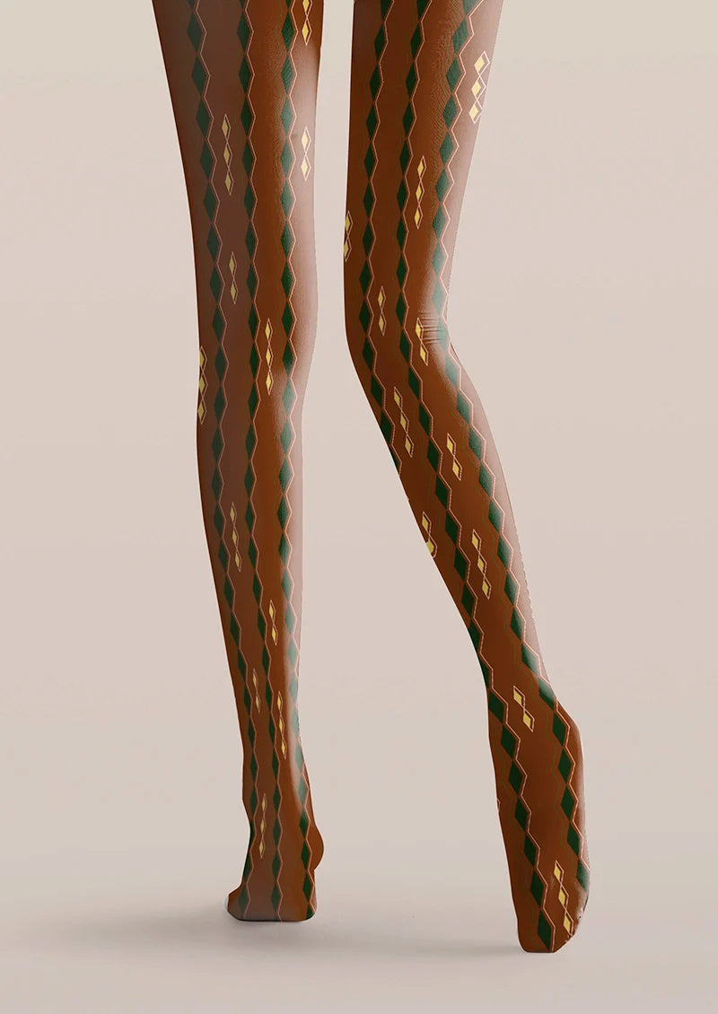 Diamond stripes Tights Hosiery Pantyhose