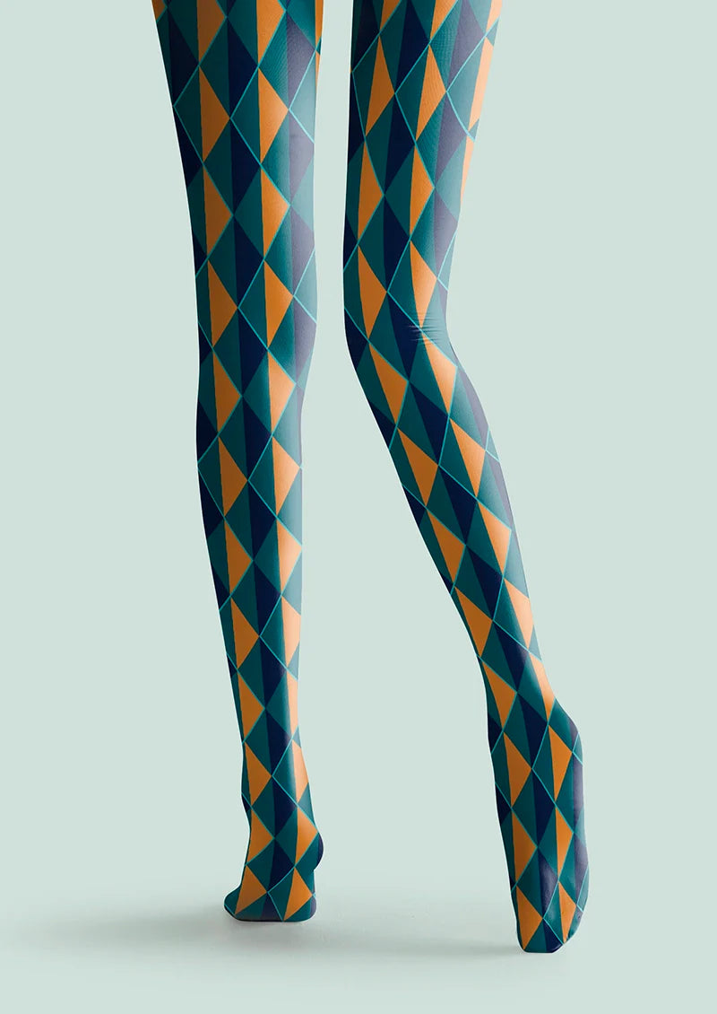 Infinite Rhombus Tights Hosiery Pantyhose