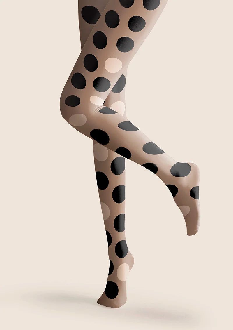 Bubble Tea Polka Dots Tights Hosiery Pantyhose