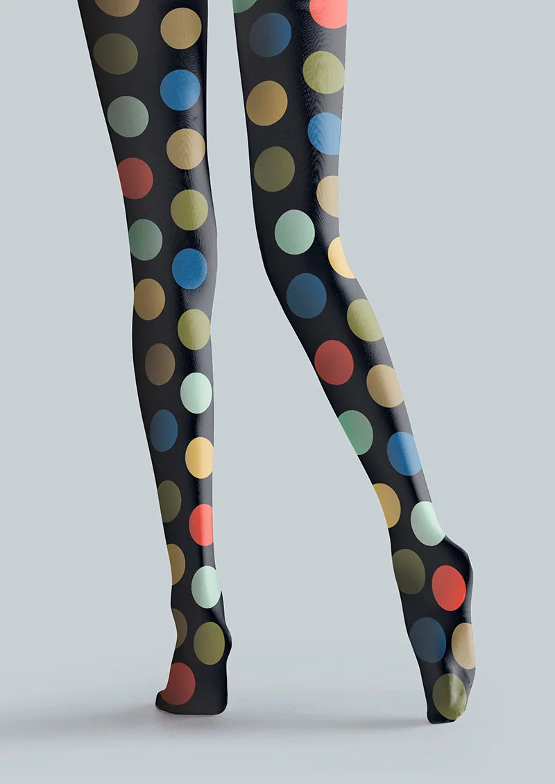 Colorful Polka Dots Tights Hosiery Pantyhose