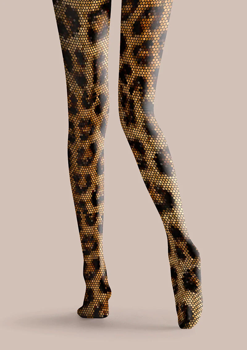 Classic Fashion Print Tights Personalized Pantyhose/Tights [Neon Hunt]