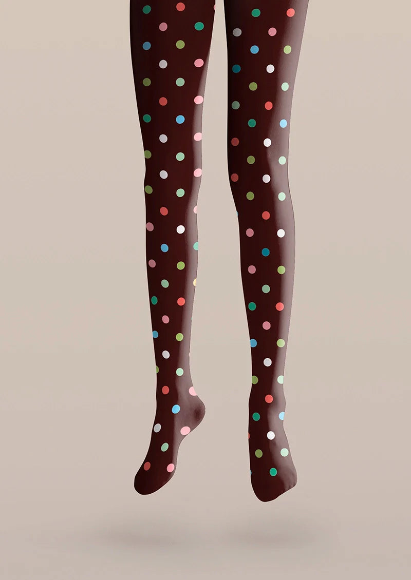 Colorful Polka Dots Tights Hosiery Pantyhose