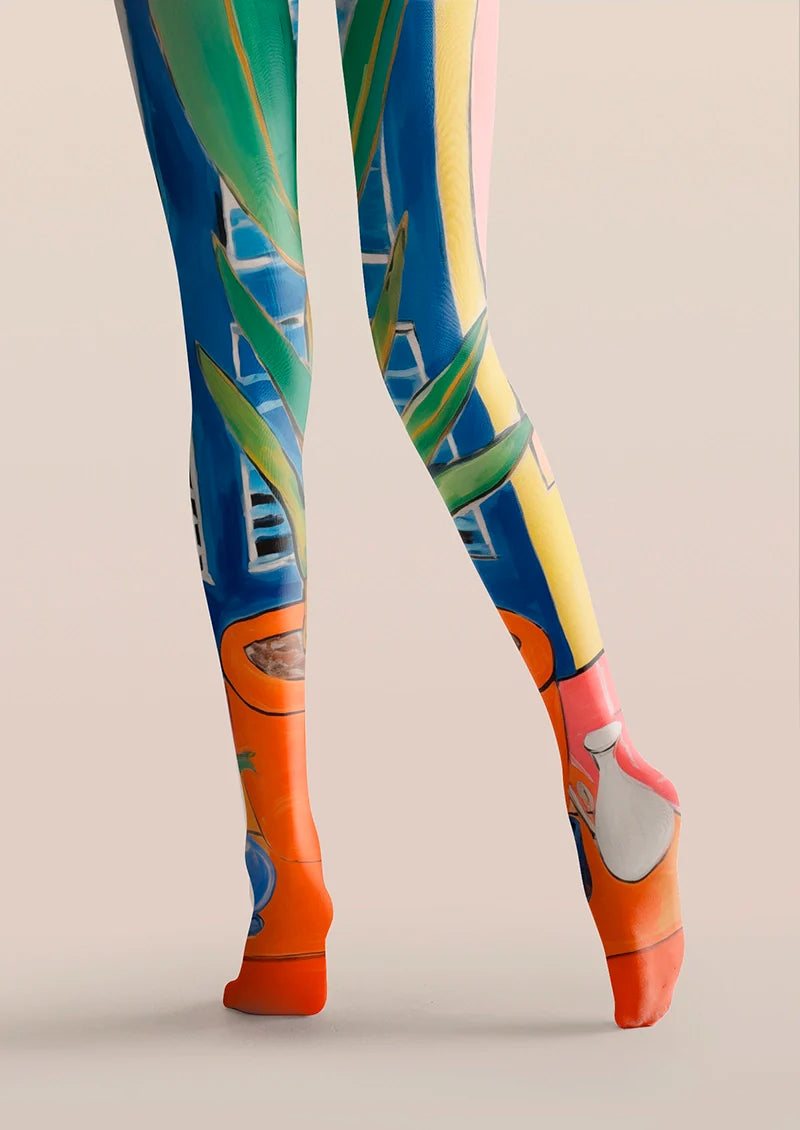 Cat of the Afternoon Tights Hosiery Pantyhose
