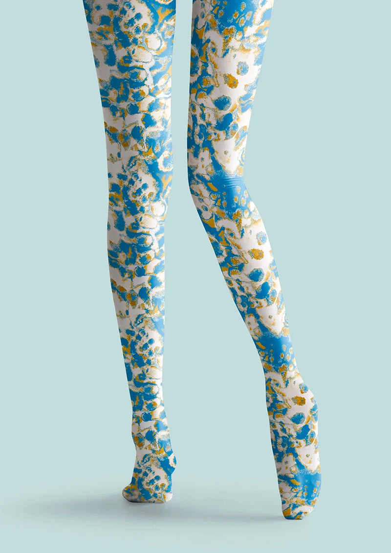 Blue Speckles Tights Hosiery Pantyhose