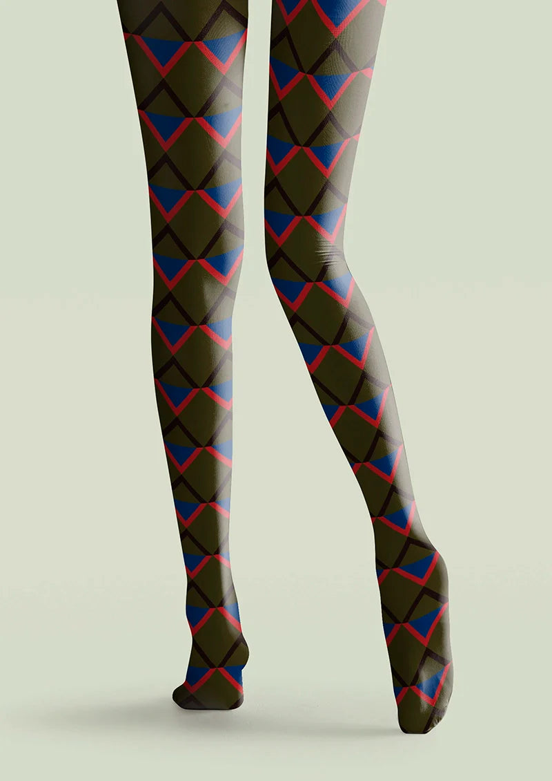 Inky Matrix Tights Hosiery Pantyhose