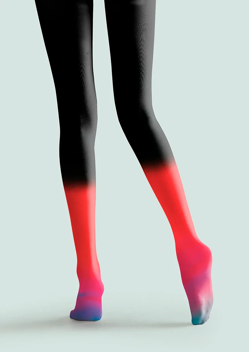 Iridescent Crane Trails Tights Hosiery Pantyhose