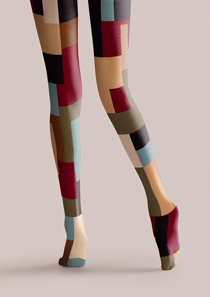Dusted Palette Tights Hosiery Pantyhose