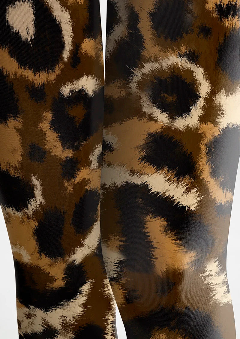 Classic Fashion Print Tights Personalized Pantyhose/Tights [Leopard's Prowl]