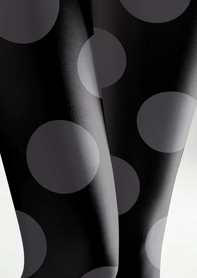 Black-gray polka dots Tights Hosiery Pantyhose