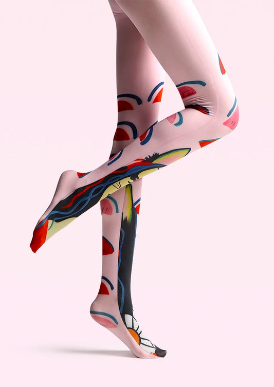 PopArt Print Tights Quirky Pantyhose/Tights [Mona Lisa]