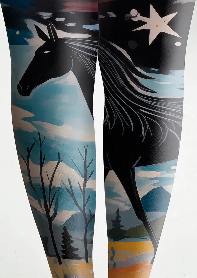 Stardust Horse Trail Tights Hosiery Pantyhose