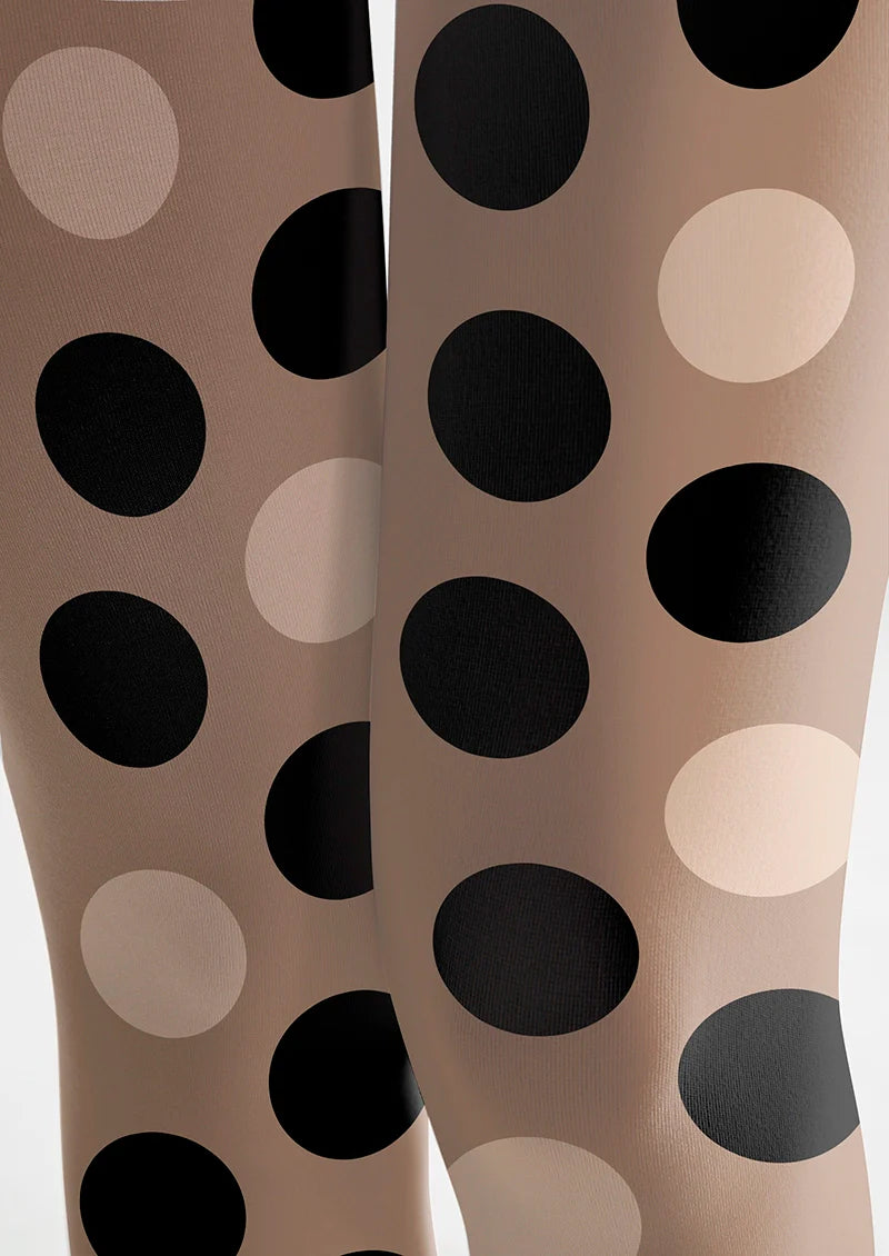 Bubble Tea Polka Dots Tights Hosiery Pantyhose