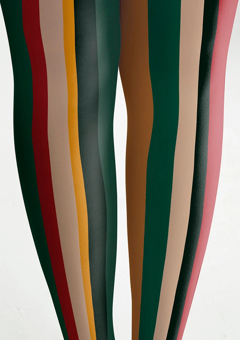 Christmas rhythm stripes Tights Hosiery Pantyhose