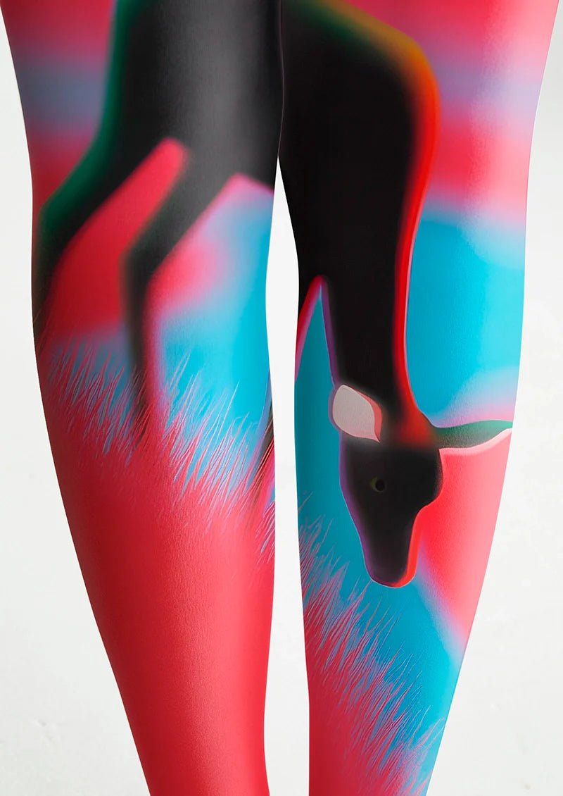 Psychedelic deer Tights Hosiery Pantyhose