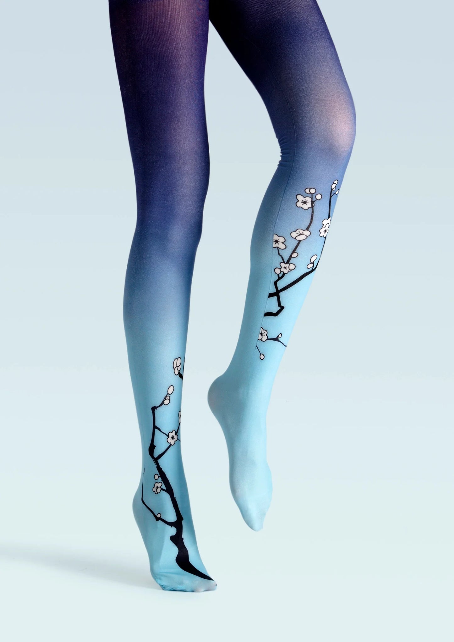Ethnic Art Print Tights Personality Pantyhose/Tights [Winter plum blossoms]