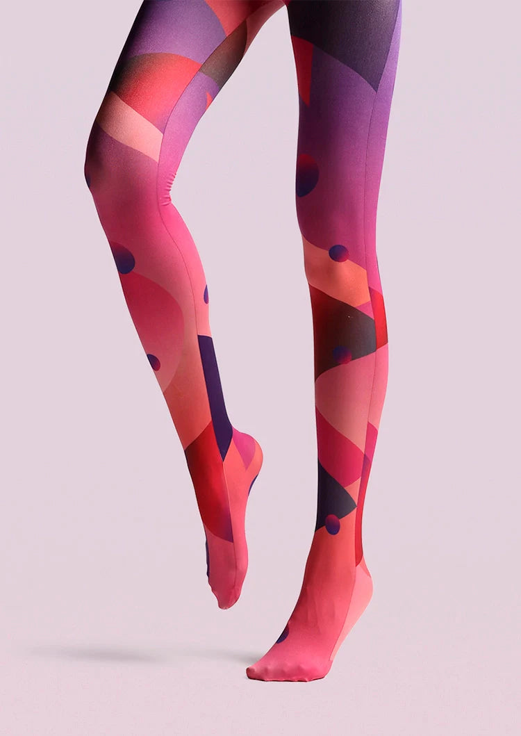 Cyberpunk Combustion Space  Print Tights Hosiery Pantyhose