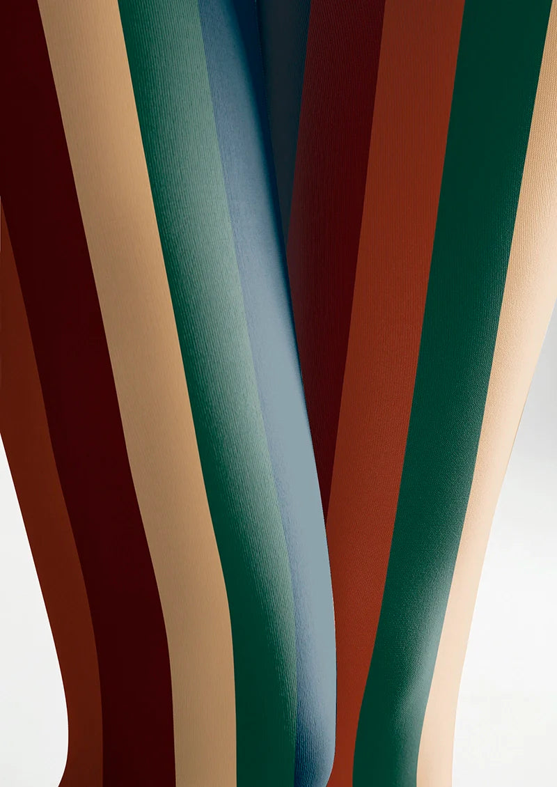 Christmas color scheme stripes Tights Hosiery Pantyhose